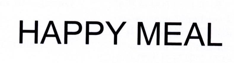HAPPY MEAL