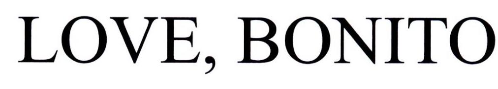 LOVE，BONITO