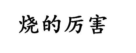 烧的厉害