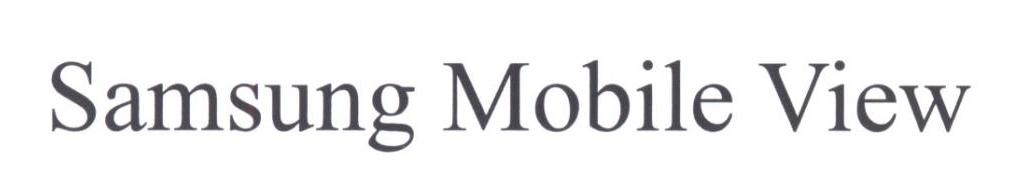 SAMSUNG MOBILE VIEW