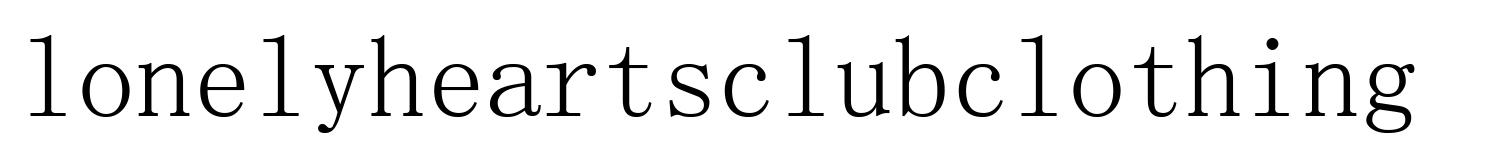 LONELYHEARTSCLUBCLOTHING