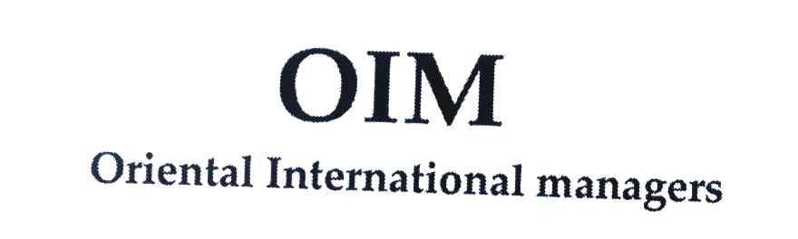 OIM ORIENTAL INTERNATIONAL MANAGERS
