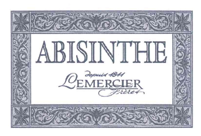 ABISINTHE LEMERCIER DEPUIS1811 FRERES