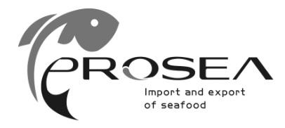 PROSEA IMPORT AND EXPORT OF SEAFOOD