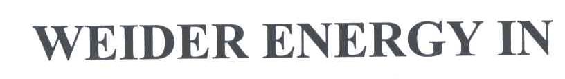 WEIDER ENERGY IN