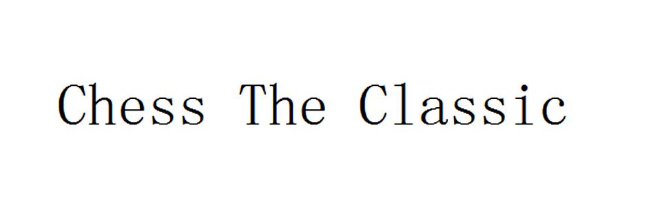 CHESS THE CLASSIC