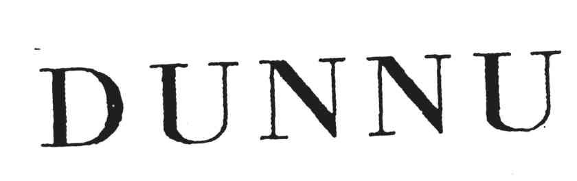 DUNNU