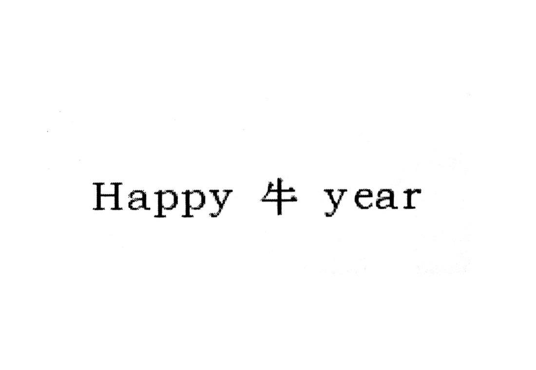 HAPPER 牛 YEAR
