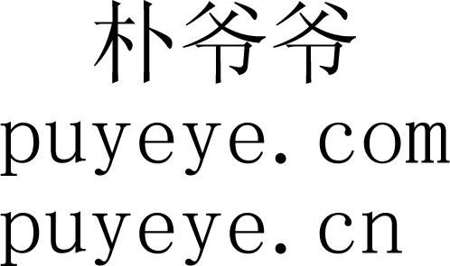 朴爷爷 PUYEYE.COM PUYEYE.CN