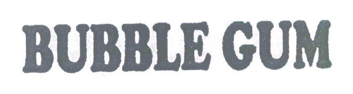 BUBBLE GUM