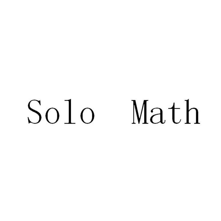 SOLO MATH