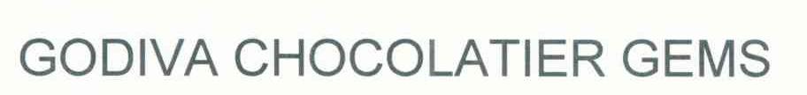 GODIVA CHOCOLATIER GEMS