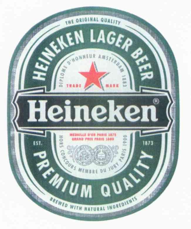 HEINEKEN HEINEKEN LAGER BEER PREMIUM QUALITY