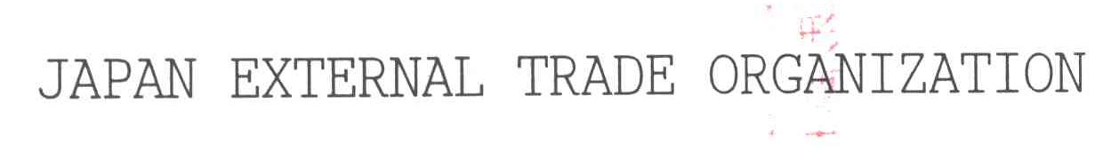JAPAN EXTERNAL TRADE ORGANIZATION