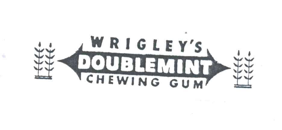 WRIGLEY＇S DOUBLEMINT
