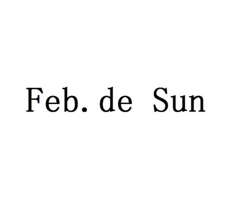 FEB.DE SUN