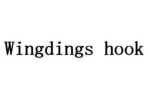 WINGDINGS HOOK