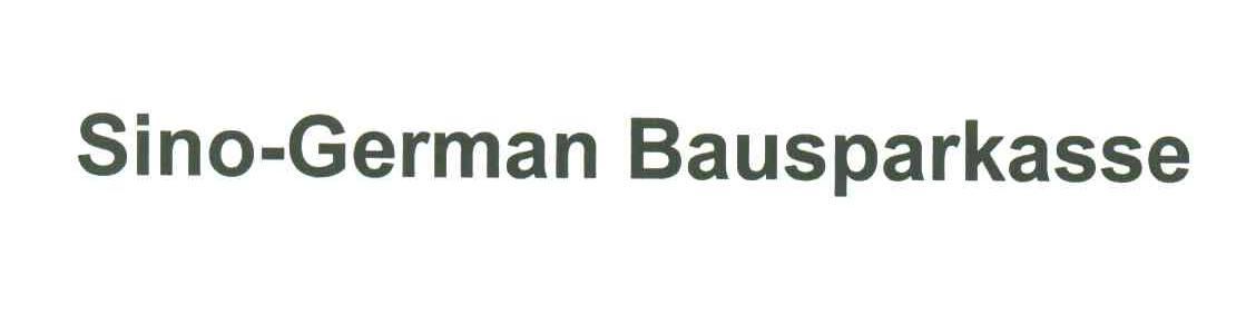 SINO GERMAN BAUSPARKASSE