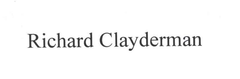 RICHARD CLAYDERMAN