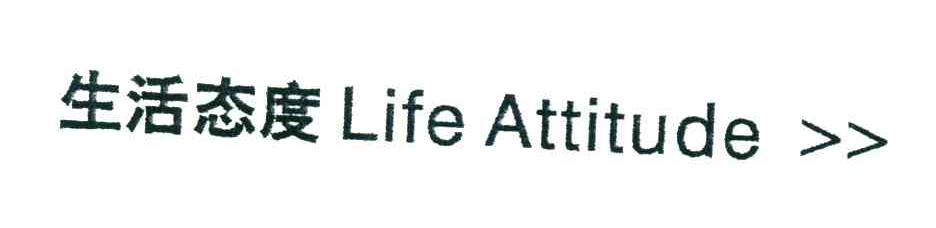 生活态度;LIFE ATTITUDE