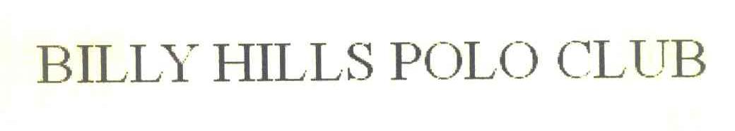 BILLY HILLS POLO CLUB