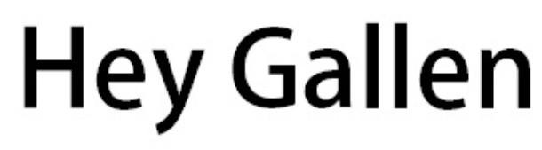 HEY GALLEN