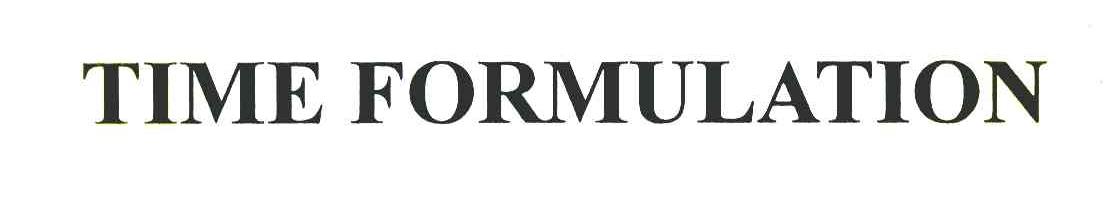 TIME FORMULATION