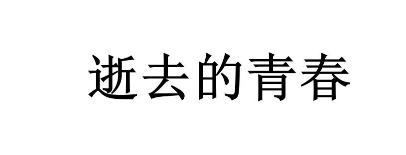 逝去的青春
