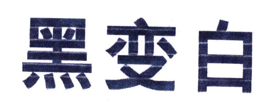 黑变白