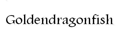 GOLDENDRAGONFISH