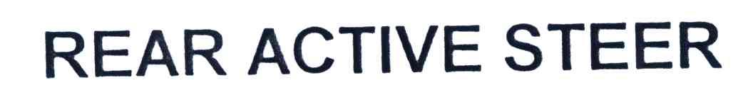 REAR ACTIVE STEER