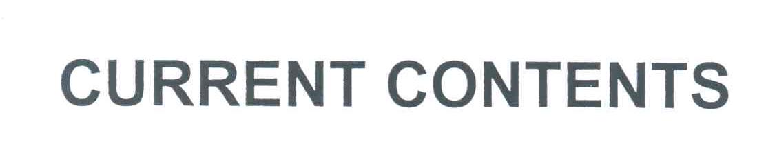 CURRENT CONTENTS