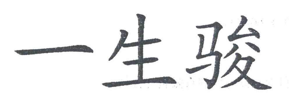 一生骏