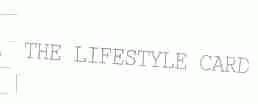 THE LIFESTYLE CARD