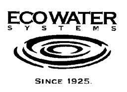 ECOWATER SYSTEMS SINCE 1925