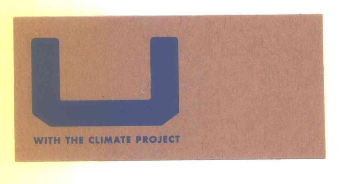 WITH THE CLIMATE PROJECT U