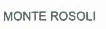 MONTE ROSOLI
