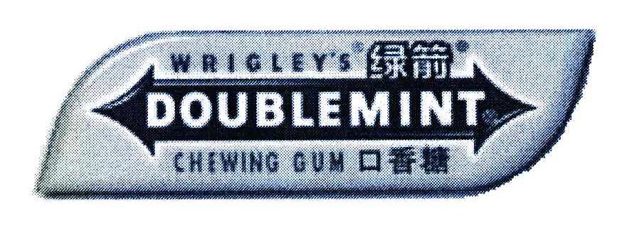 绿箭 口香糖 WRIGLEY＇S DOUBLEMINT CHEWING GUM