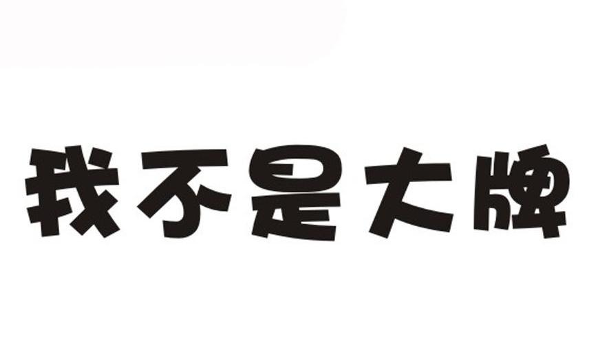 我不是大牌