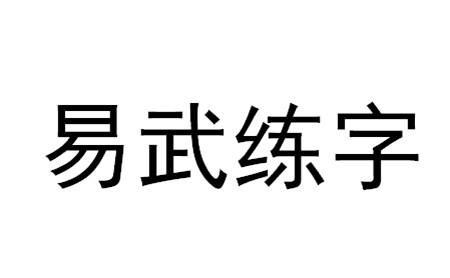 易武练字