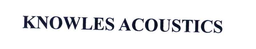 KNOWLES ACOUSTICS