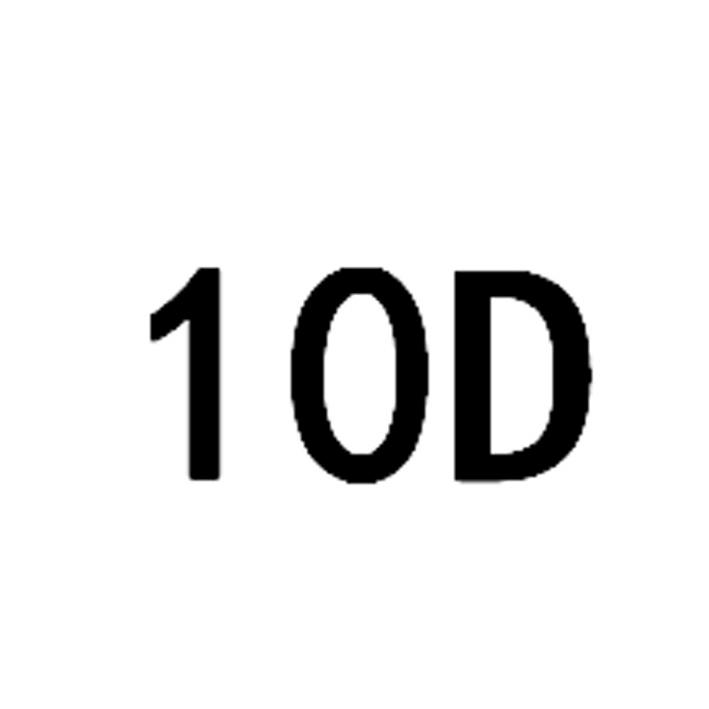 10 D