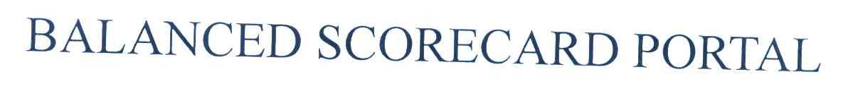 BALANCED SCORECARD PORTAL