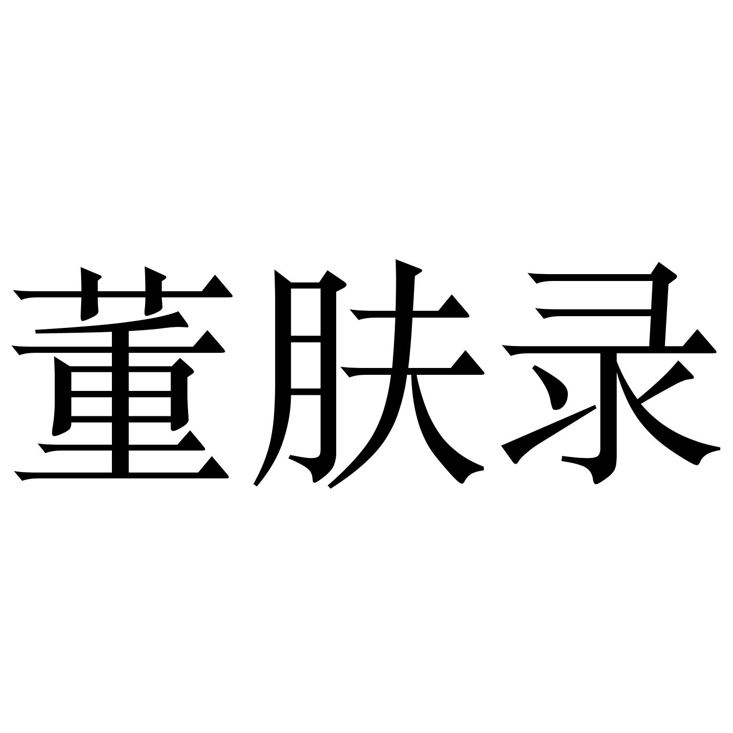 董肤录