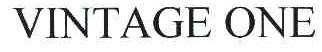 VINTAGE ONE
