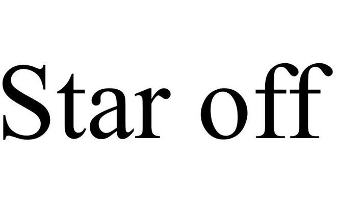 STAR OFF
