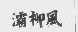 灞柳风