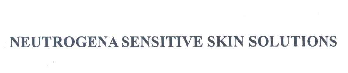 NEUTROGENA SENSITIVE SKIN SOLUTIONS