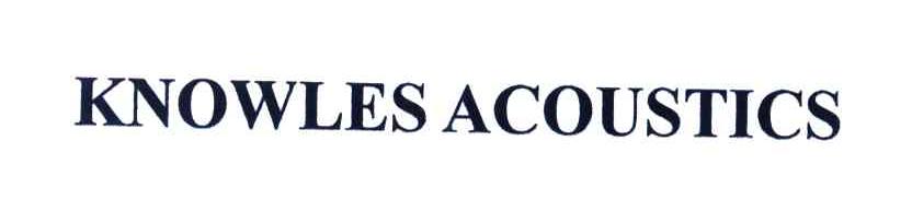KNOWLES ACOUSTICS