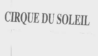 CIRQUE DU SOLEIL